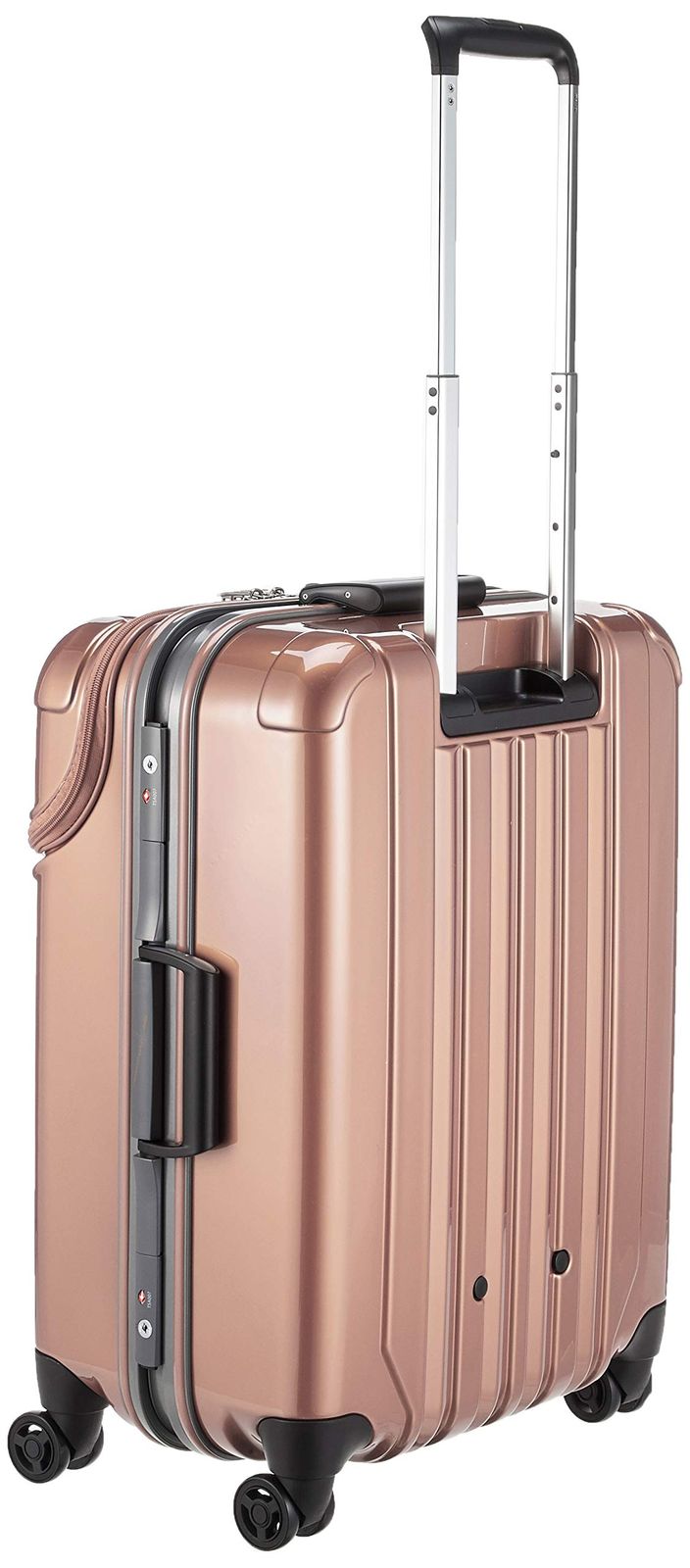 トラベリスト スーツケース ジッパー トップオープン ビジネスキャリー 機内持ち込み可 34L 53.5 cm 3.2kg ブラックヘアライ トラベリスト] スーツケース ジッパー トップオープン モーメント 拡張