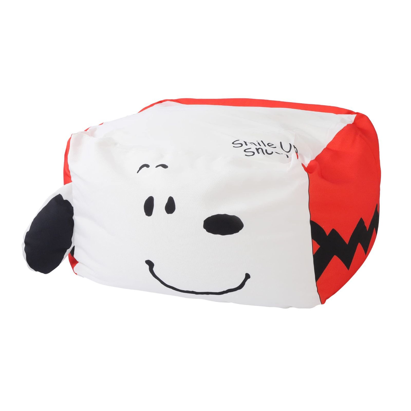 【新着商品】西川(nishikawa) PEANUTS ビーズクッション Mサイズ 洗える 洗濯できるカバータイプ スヌーピー ホワイト WG91159500