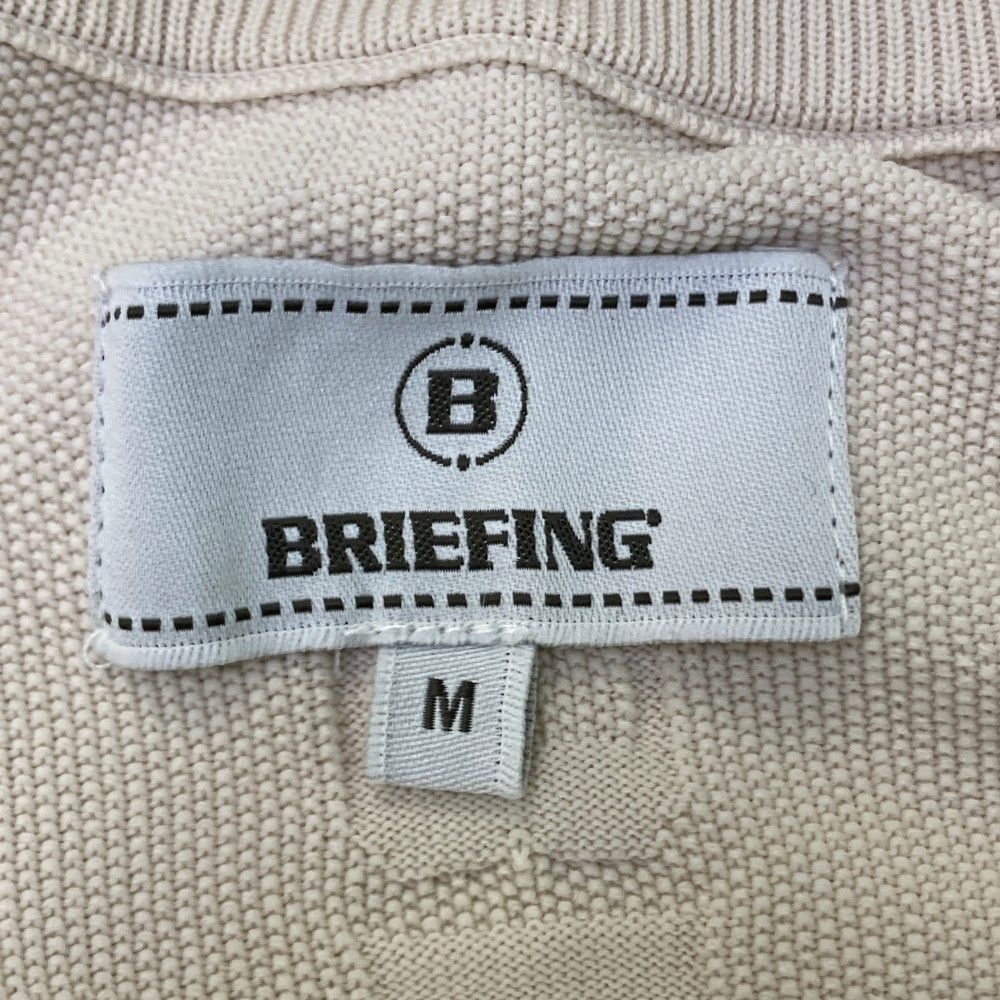 BRIEFING ベージュ セーター Mサイズ BRIEFING GOLF ブリーフィングゴルフ [秋冬] クルーネックニット 撥水