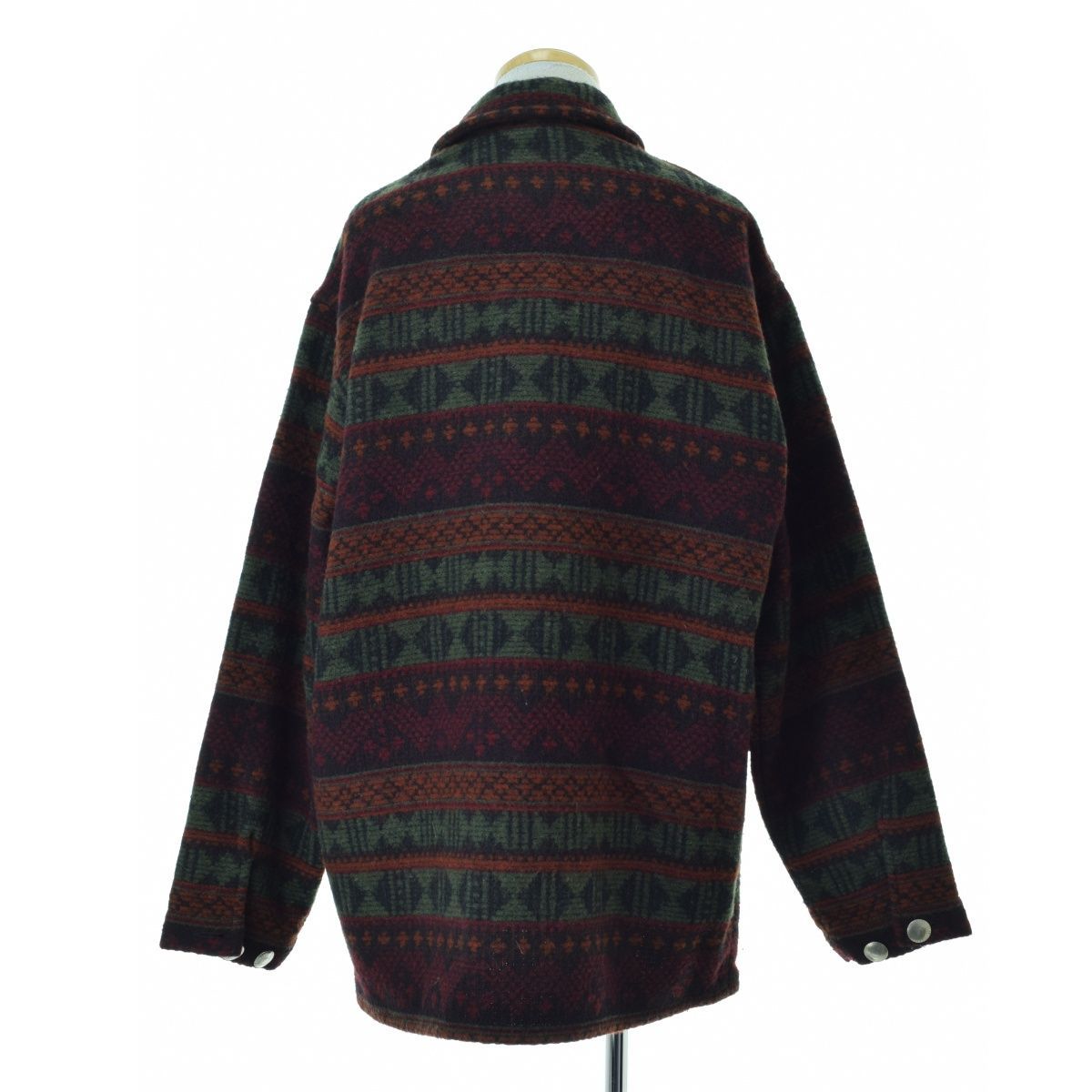 WOOLRICH】USA製 ネイティブ柄ブランケットラグウールジャケット