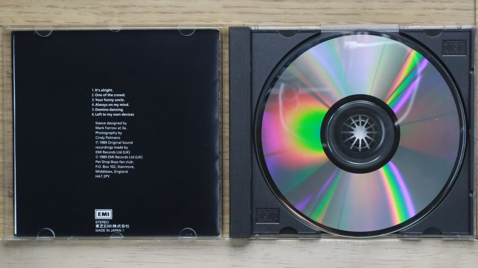 国内盤CD☆ペット・ショップ・ボーイズ/Pet Shop Boys□ イン