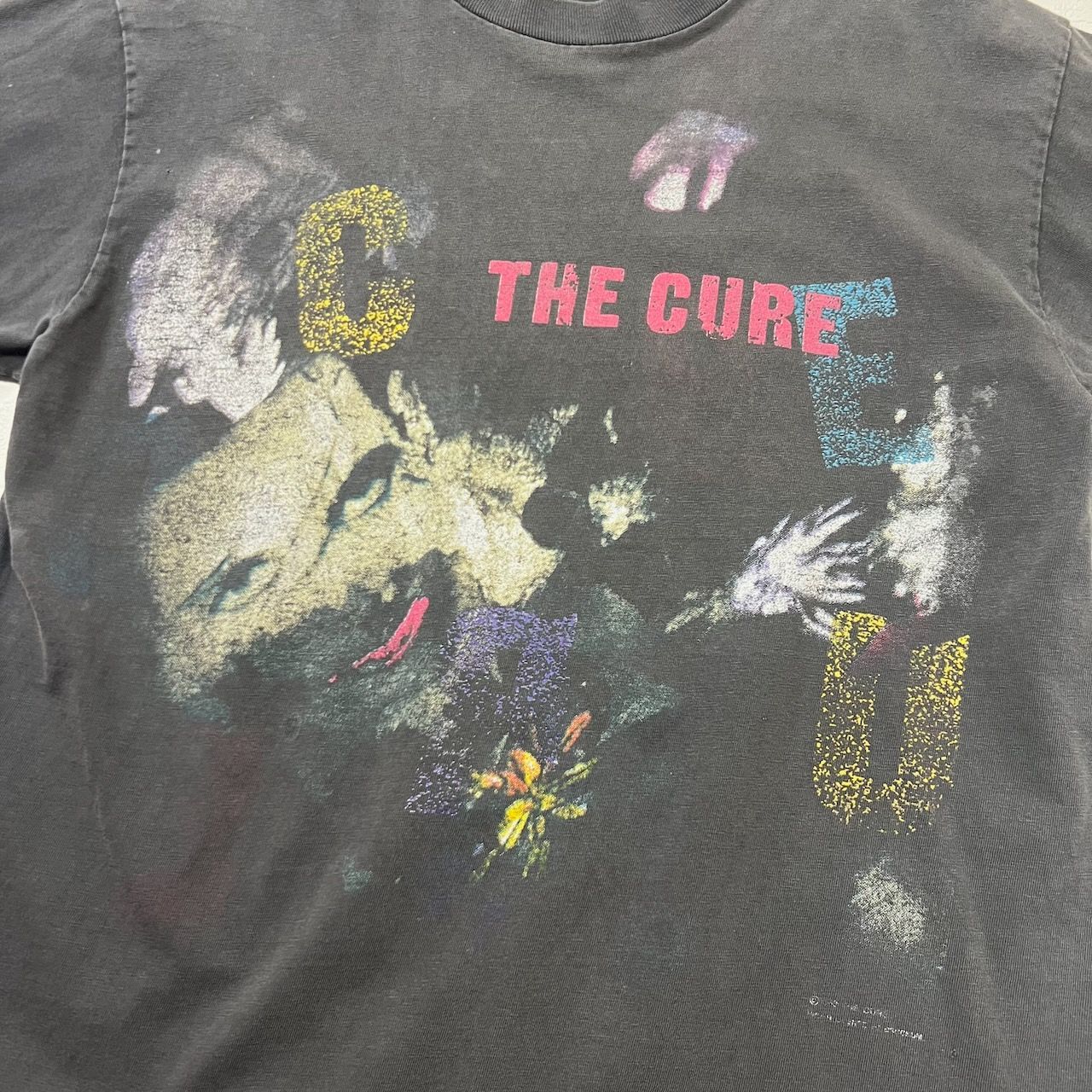 80s THE CURE シングルステッチ 両面プリント バンT Tシャツ ザ 