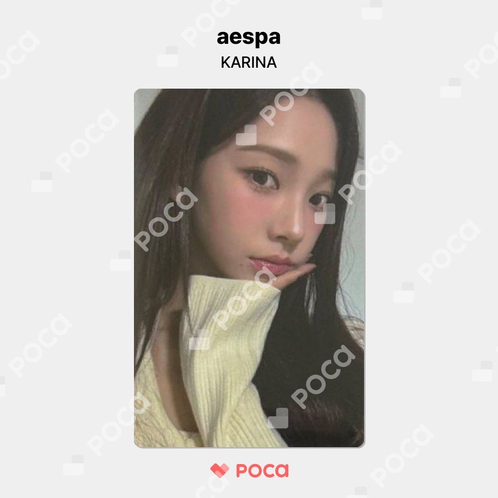 aespa カリナ everland 入手困難 トレカ aespa カリナ トレカ girls アルバム 封入 エスパ KWANGYA
