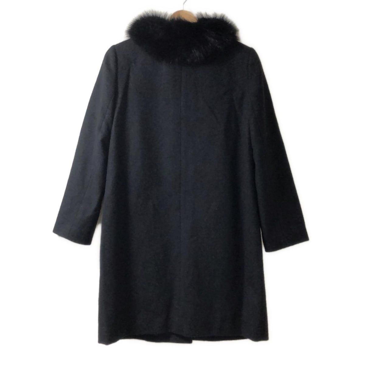 ANAYI アナイ コート サイズ38 M レディース - 黒 長袖 フォックス 冬