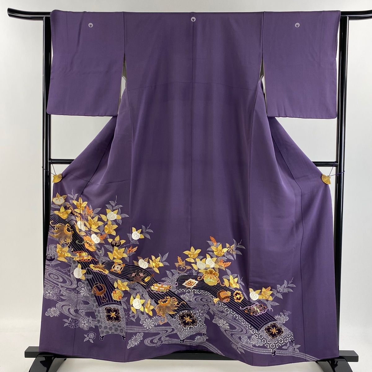 【美品】色留袖・長襦袢セット 肩身丈 約 157cm 裄 約 66cm 正絹 楽天市場】【レンタル】桂由美 高身長 トールサイズ 色留袖