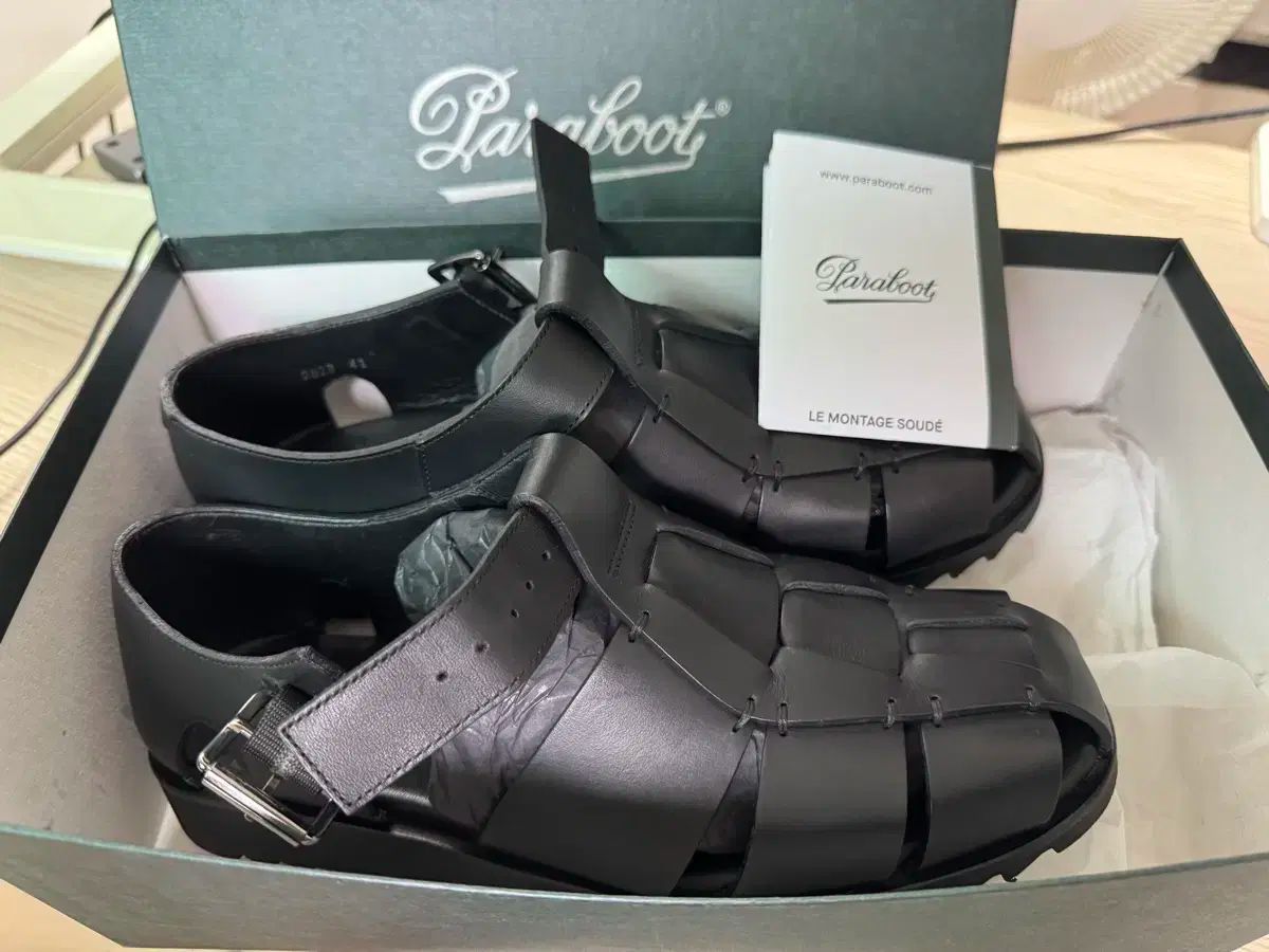 【美品】パラブーツ　paraboots パシフィック　ブラック　サイズ41 Paraboot（パラブーツ）PACIFIC（パシフィック）サイズ選び