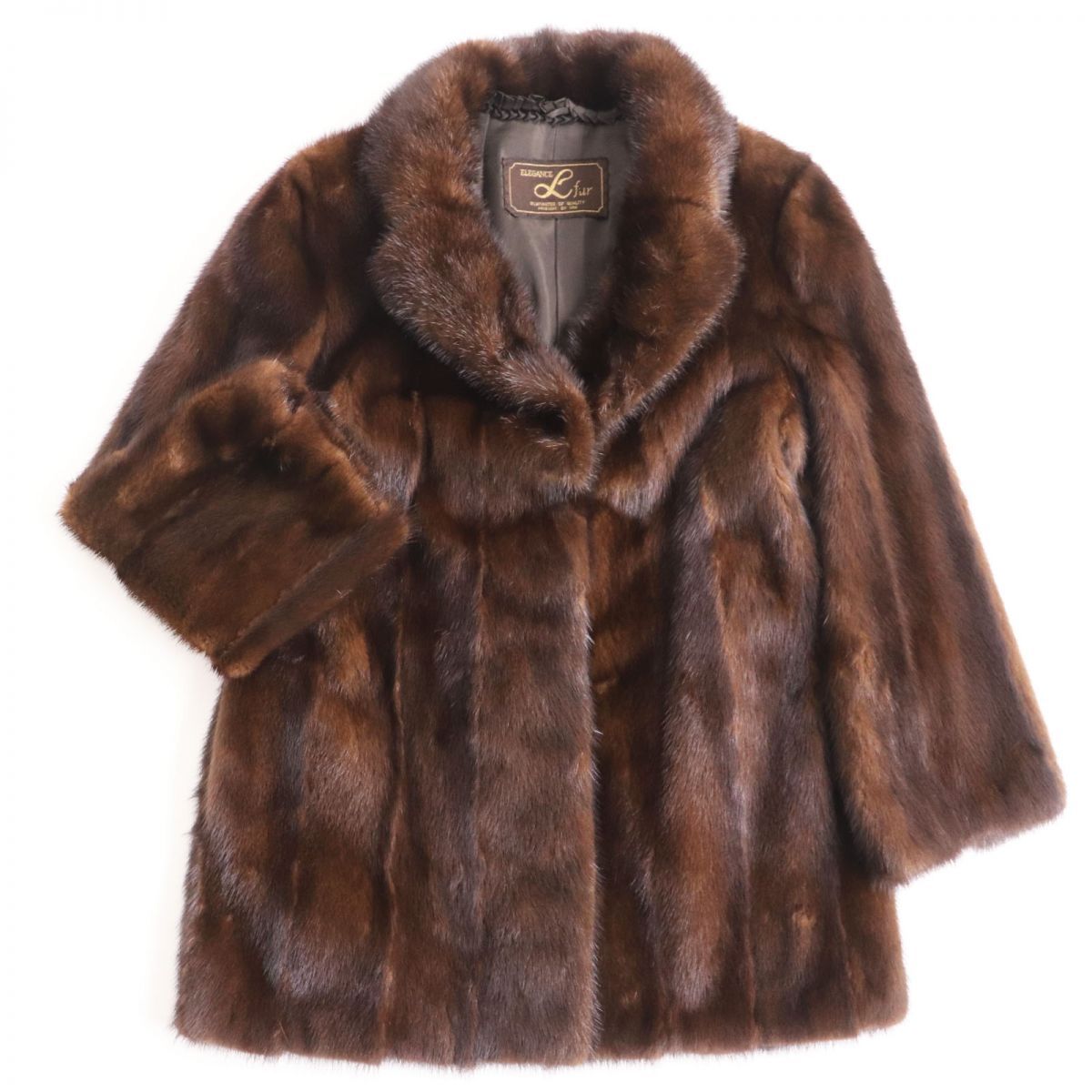 Revillon BLACKGLAMA MINK ミンク 毛皮 ショートコート