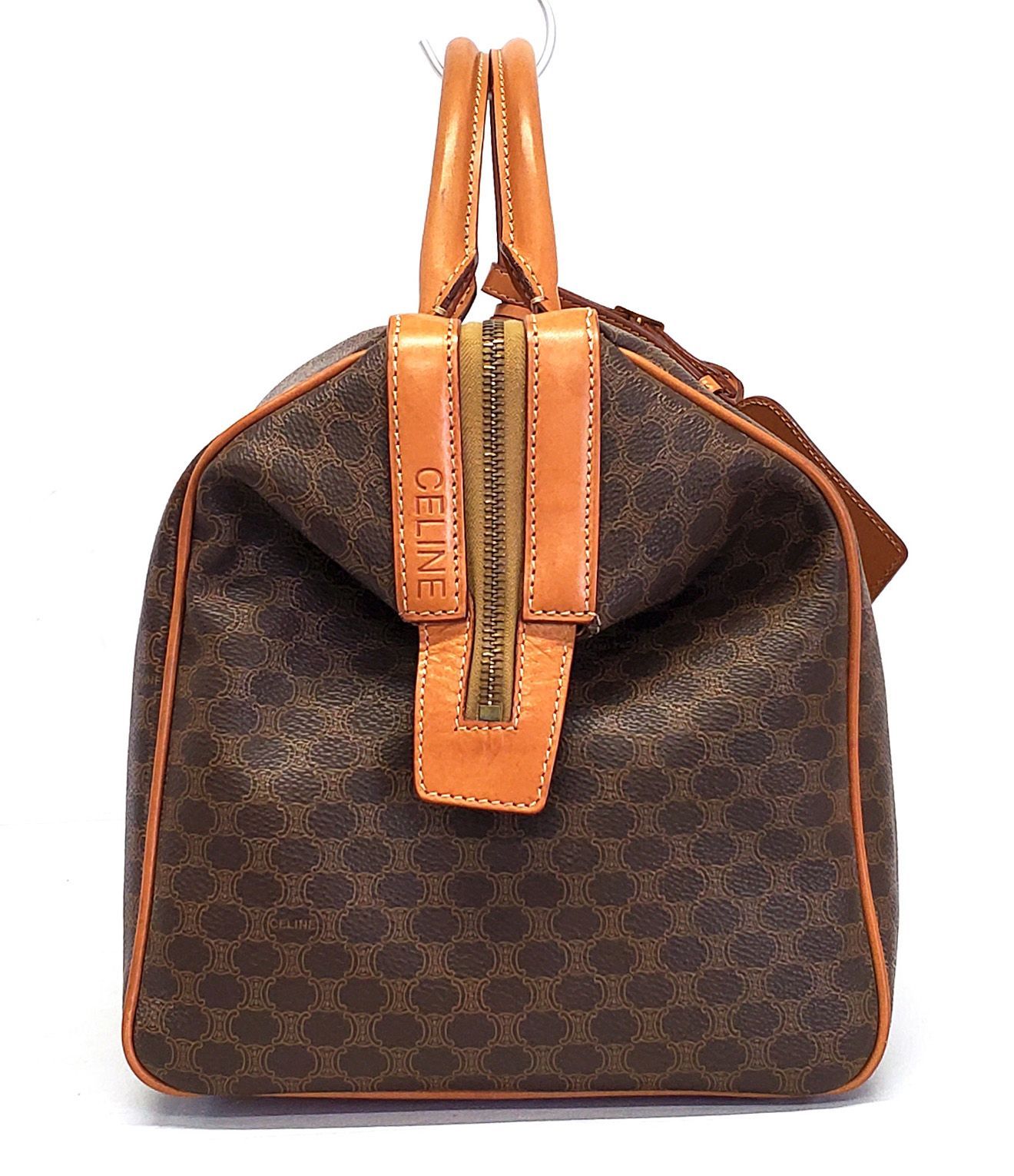 D2598◇極美品【CELINE セリーヌ】マカダム柄 2wayボストン