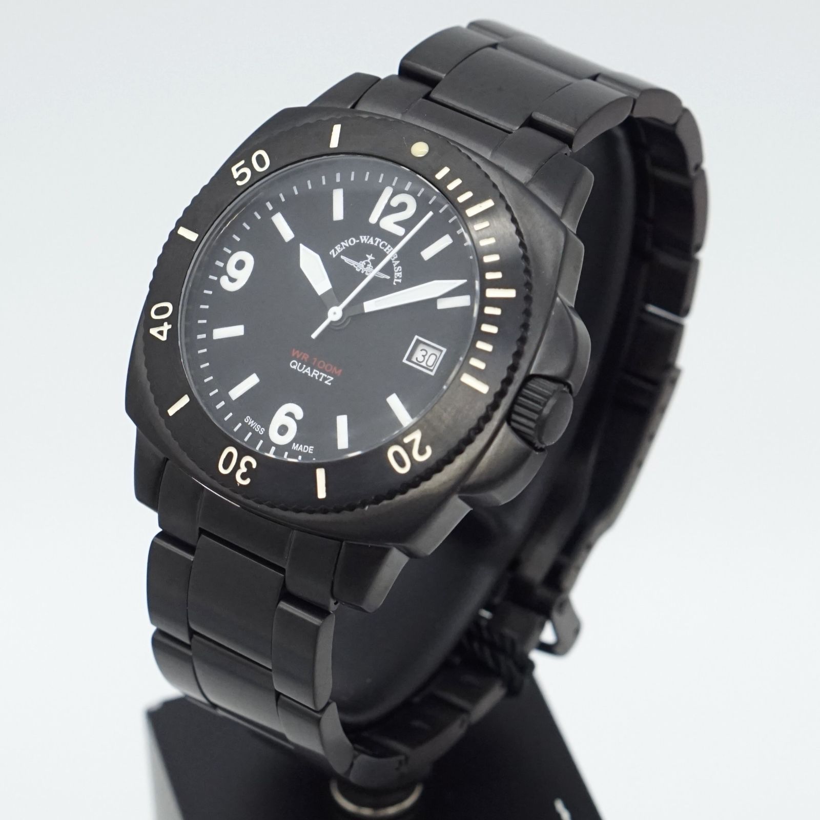 ZENO-WATCH BASEL ゼノウォッチ 440Q BK-M パイロットウォッチ