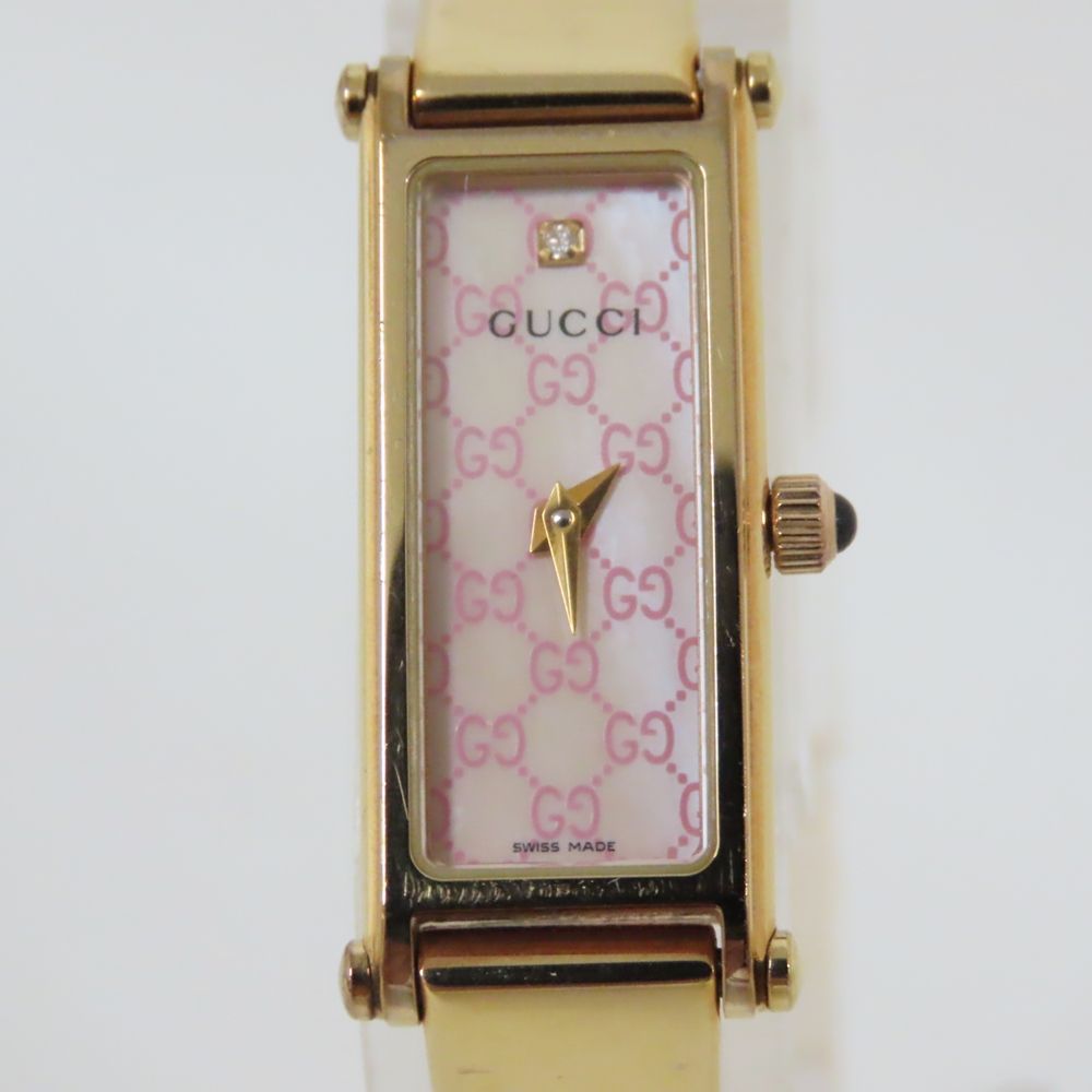 Gucci　レディース腕時計♡ピンク GUCCI - ♡新品未使用♡ GUCCI グッチ 時計 ピンク ラージの通販
