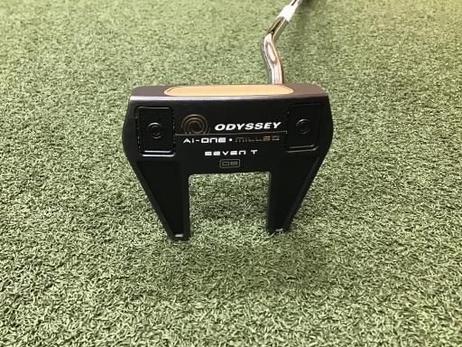 オデッセイ Ai-ONE MILLED SEVEN T DB 34インチ パター PT STROKE LAB 90 スチール フレックスその他 メンズ 男性用 右利き 右用 Bランク ゴルフクラブ