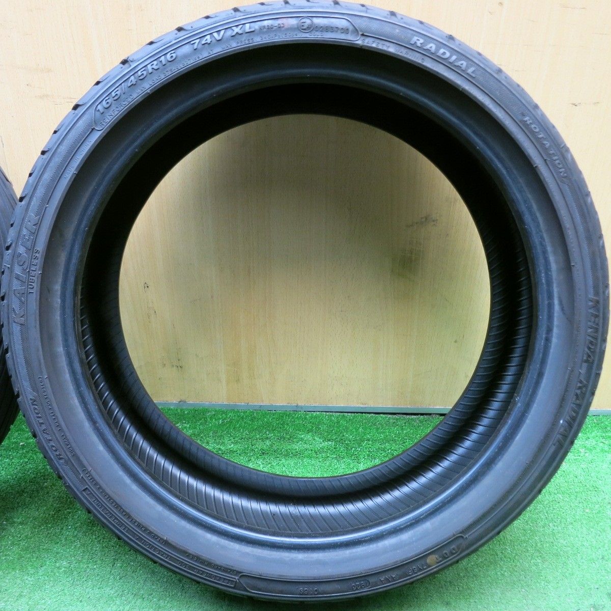  バリ溝 23年 9分 165 45 R 16 ケンダ ラジアル カイザー KAISER タイヤ 16インチ 軽自動車 軽 サイズ ノタ 16インチ サマータイヤ ノーマルタイヤ