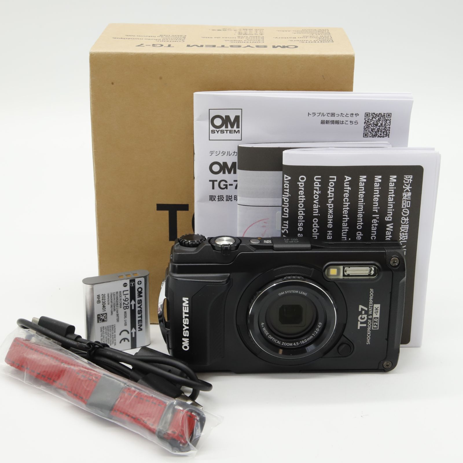 □ほぼ新品□ OM SYSTEM/オリンパス Tough TG-7 ﾌﾞﾗｯｸ - メルカリ