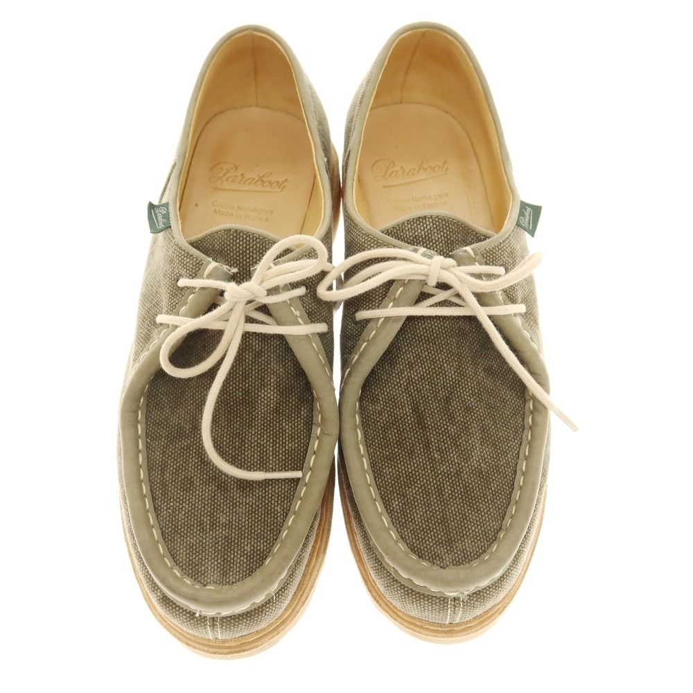 チロリアンシューズ カーキ