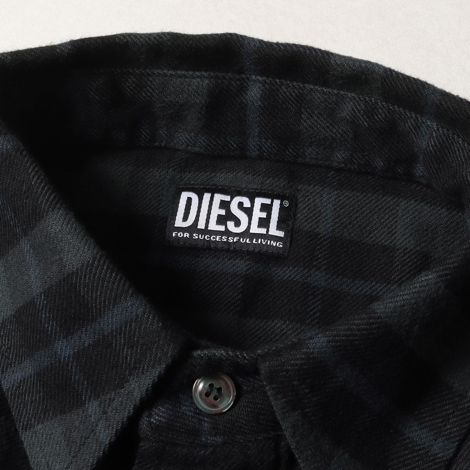 DIESEL ディーゼル シャツ サイズ:M 22SS Dロゴ ワッペン 刺繍