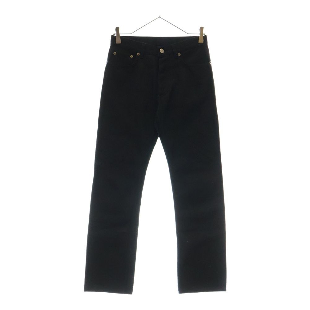 HELMUT LANG ヘルムートラング ARCHIVE RAW SILK DENIM 本人期ロウシルクデニムパンツ ジーンズ 745 HR 5001 XA1 ブラック