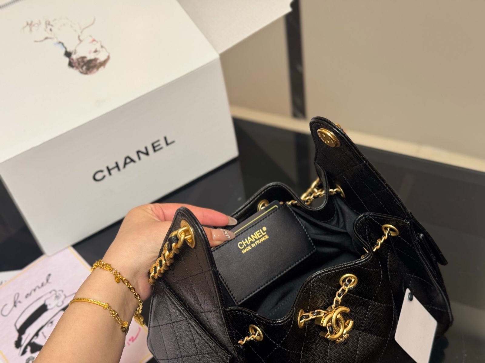 【使いやすいミニサイズ♪】CHANEL ホーボーバッグ 25S 今日特価】Chanel 25bag ミニ（シャネル 25s ミニバッグ）-WTO