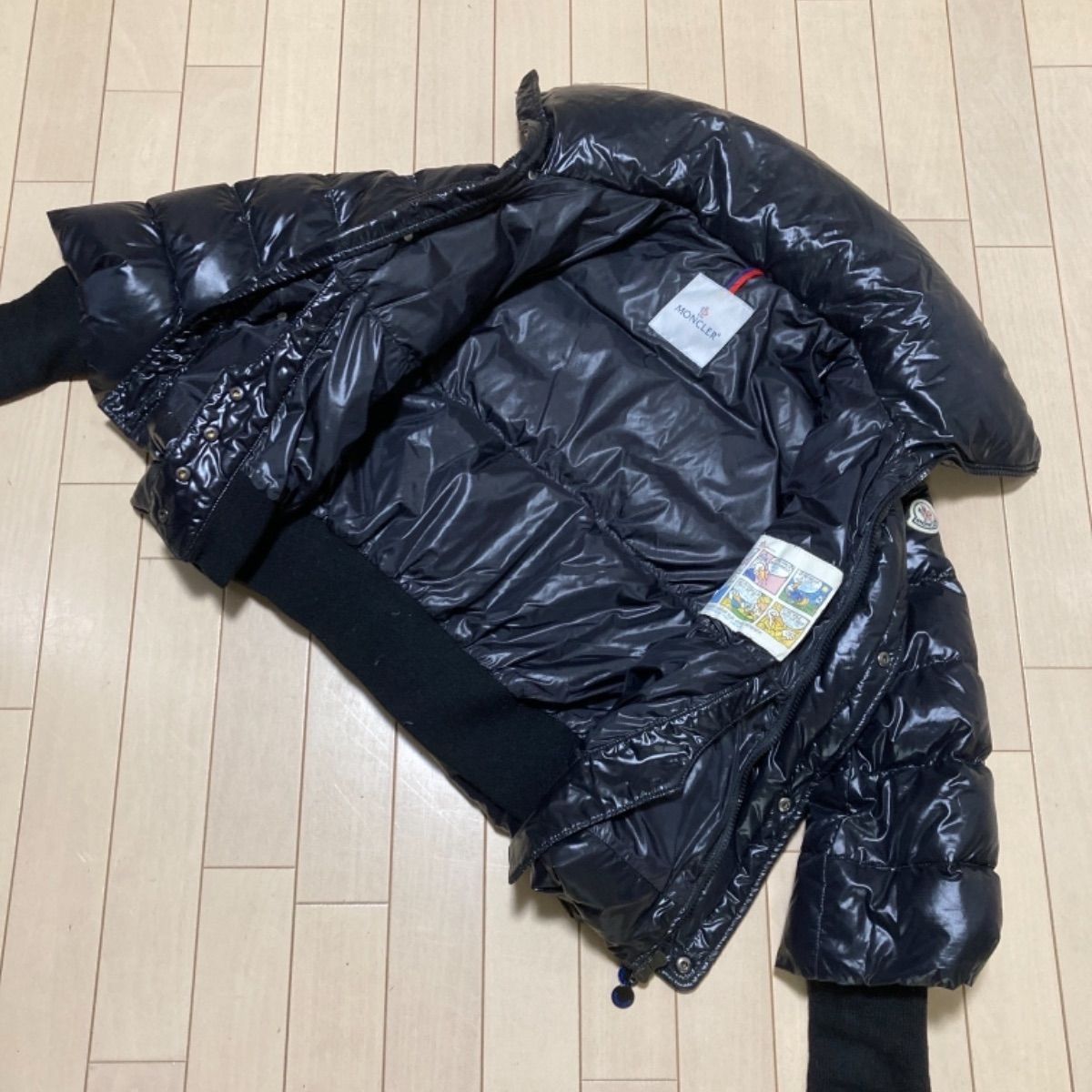 モンクレール TULSAダウンジャケットブラックサイズ0（S）