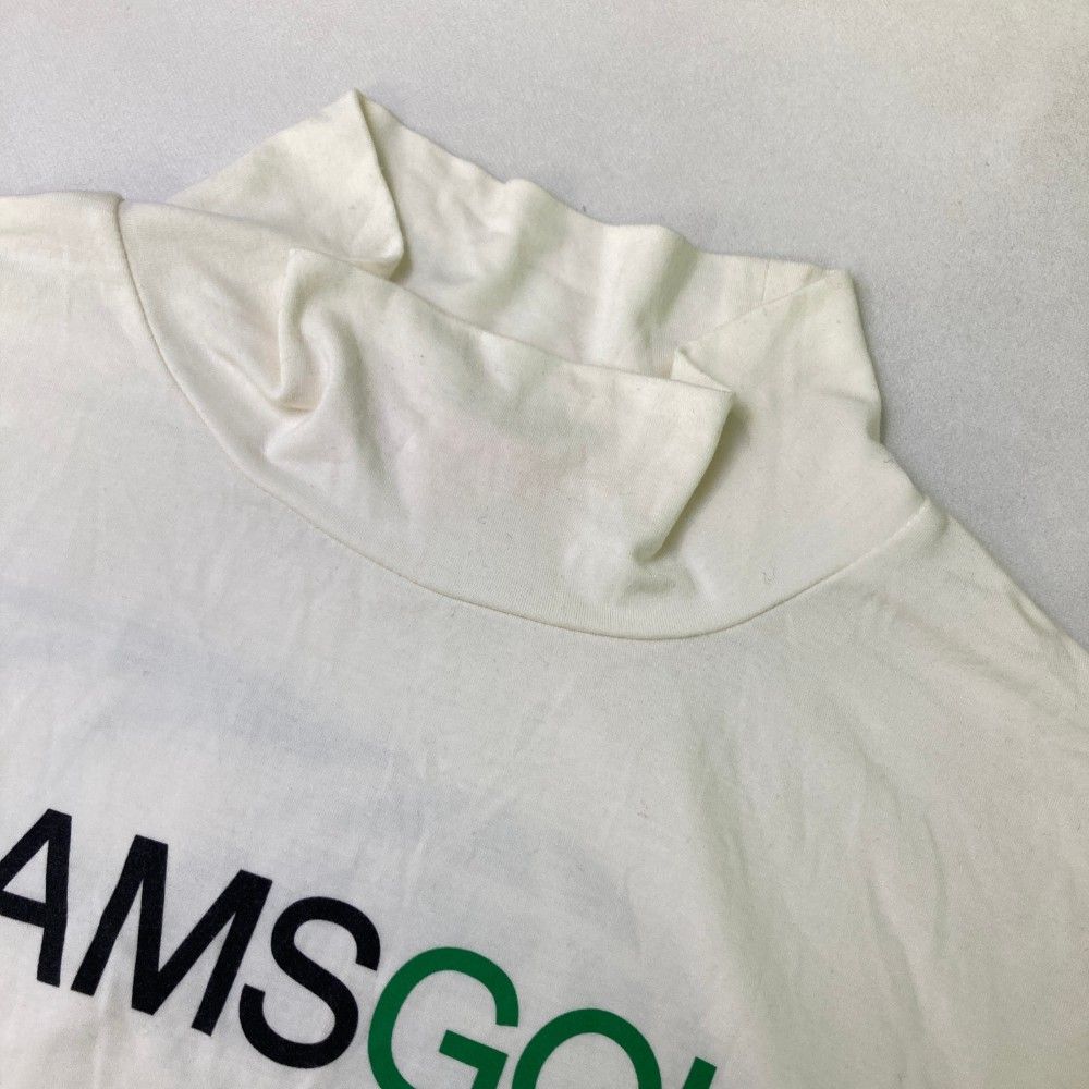 サイズ：XL BEAMS GOLF ビームスゴルフ  ハイネック 長袖Tシャツ  ホワイト系 [240101436476] ゴルフウェア メンズ ストスト サイズ：XL BEAMS GOLF ビームスゴルフ ハイネック 長袖Tシャツ