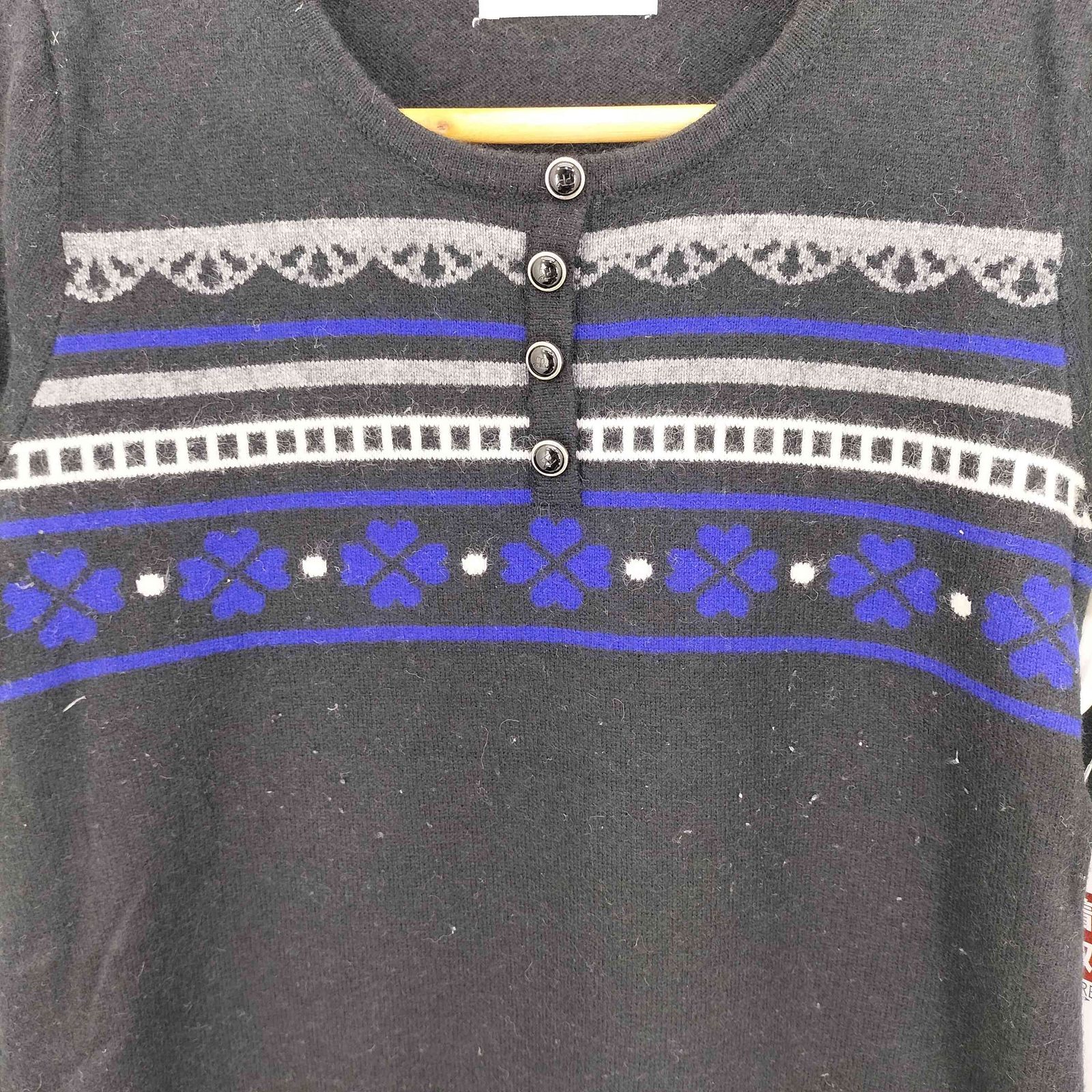 クレージュ courreges ウール混 ニットチュニック レディース