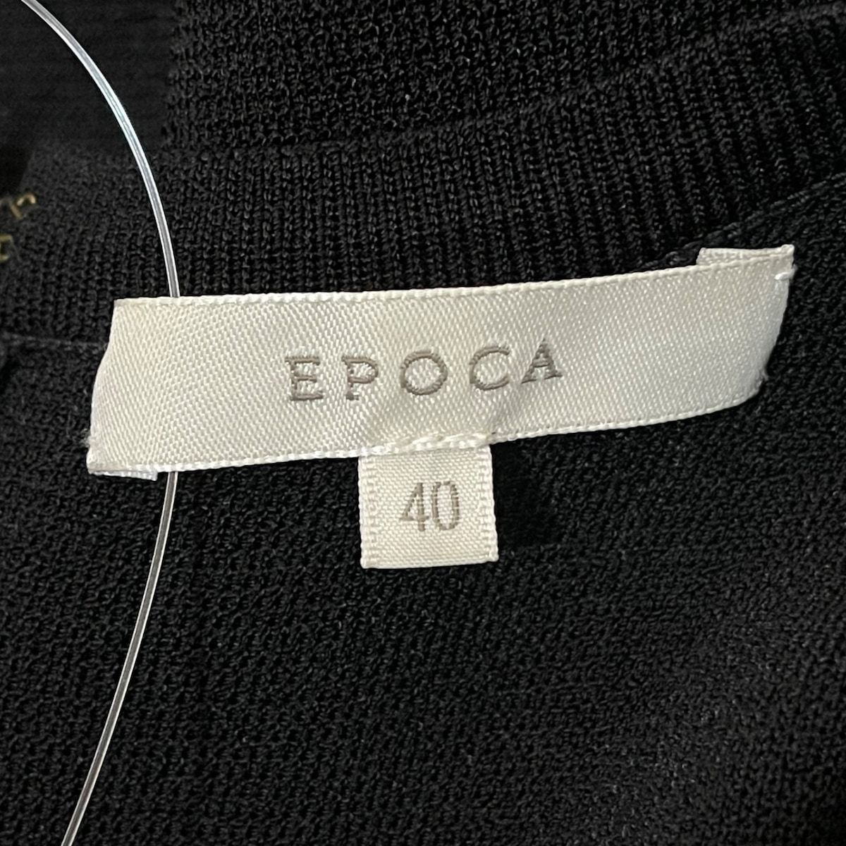 EPOCA(エポカ) ワンピース サイズ40 M レディース美品 - 白×黒