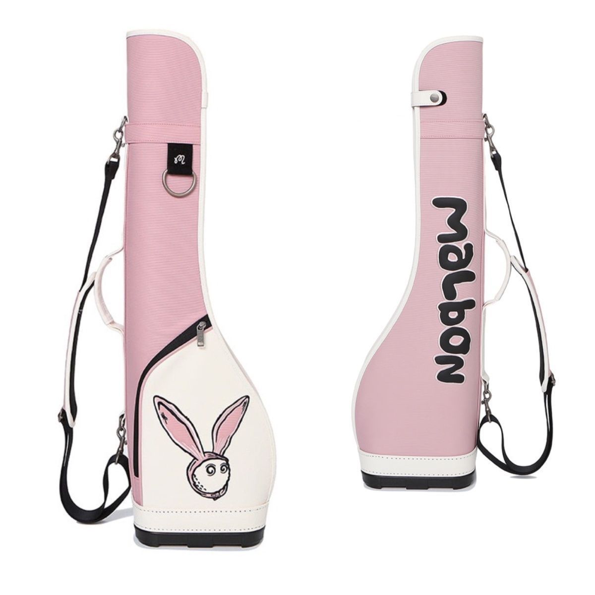malbon golf マルボン ピンク ゴルフバッグ ウサギデザイン