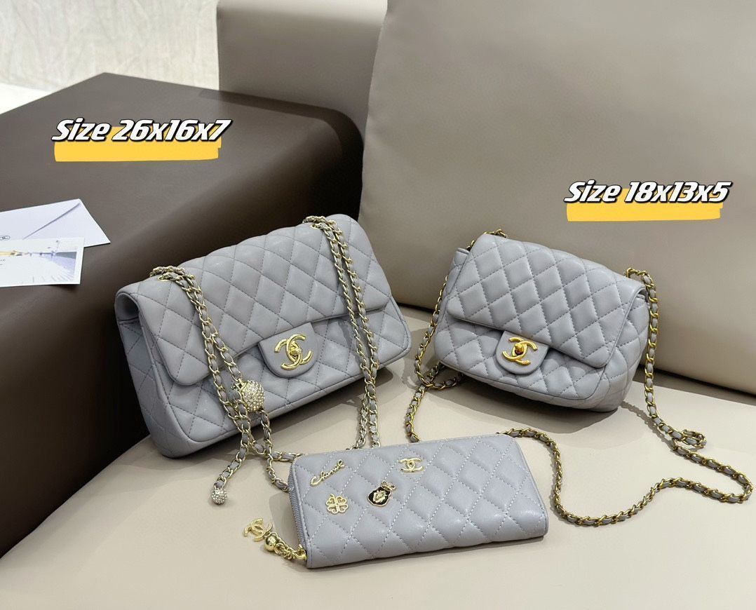 極美品】CHANEL シャネル ショルダーバッグ 財布 3点セット
