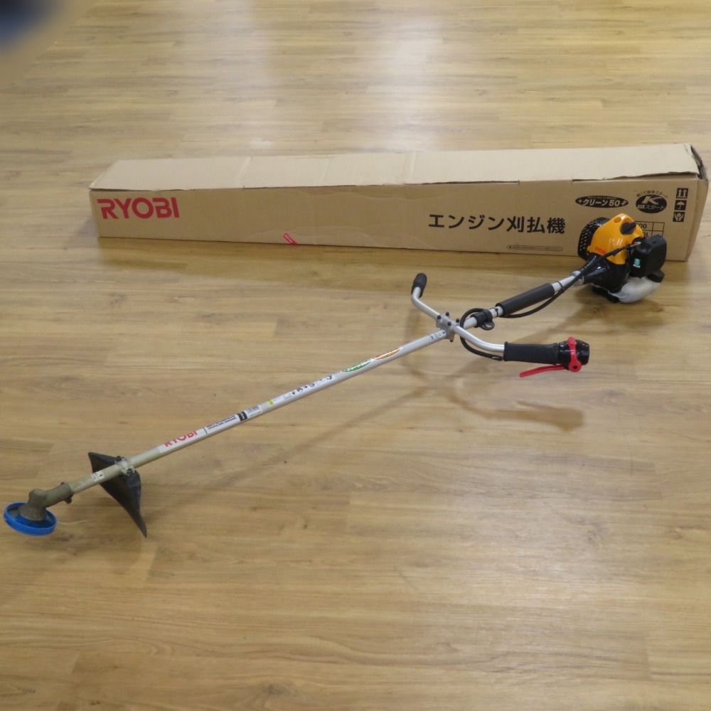 RYOBI KYOCERA 京セラ エンジン刈払機 両手ハンドル 排気量25.6cm3 EKM-2630 中古 - メルカリ