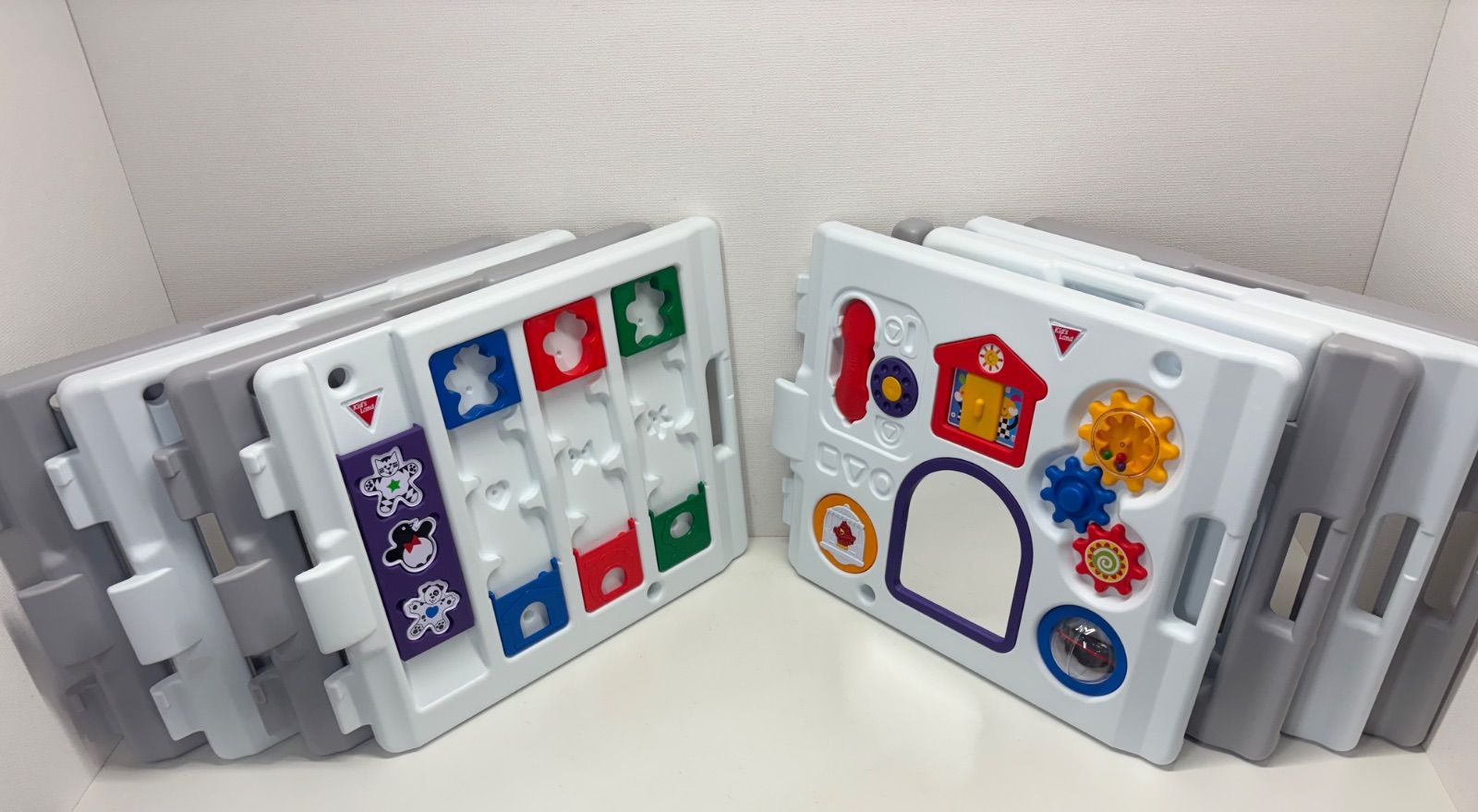 日本育児 ミュージカルキッズランド DX Ⅱ 8面 ベビーサークル