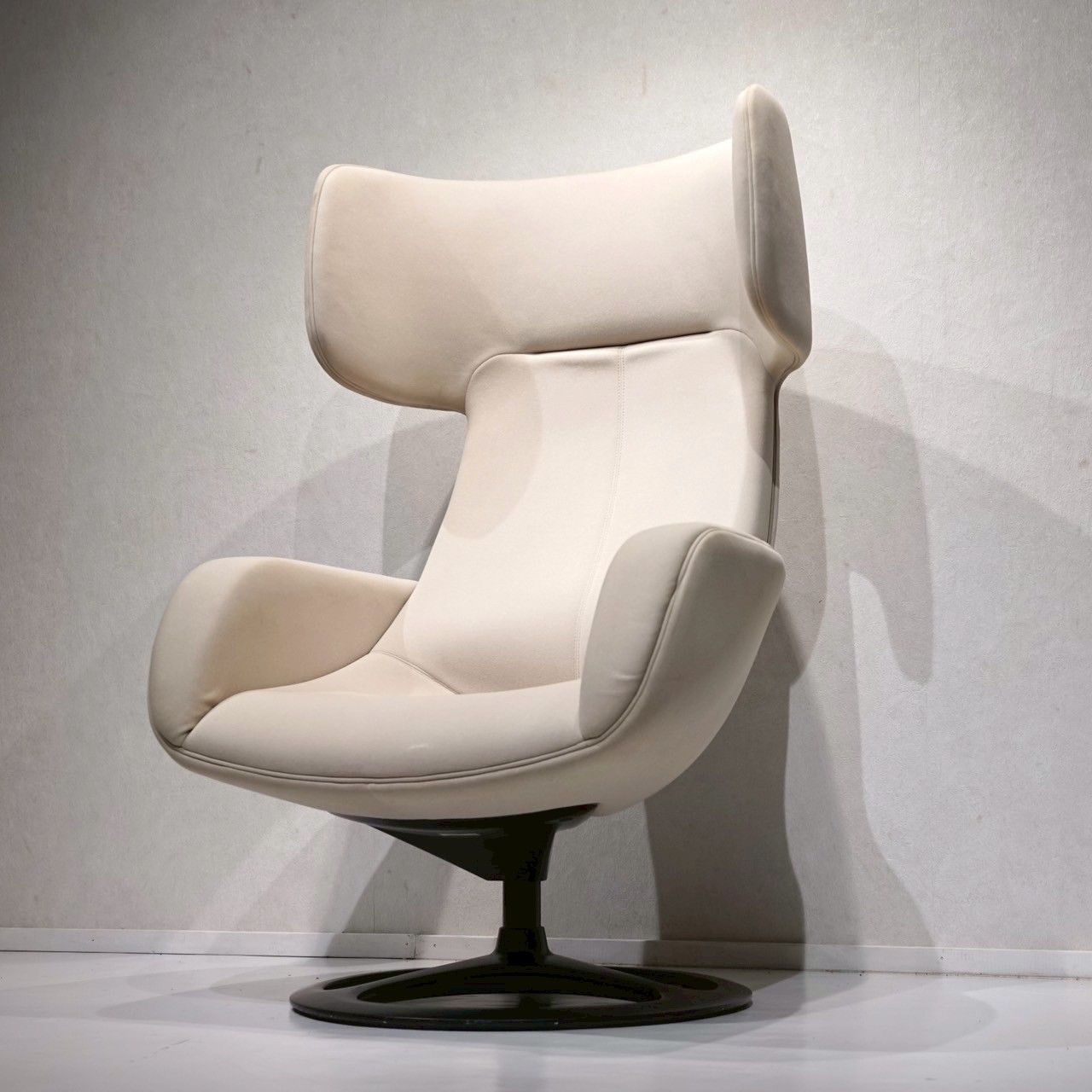 80's OKAMURA オカムラ ヴィンテージ ラウンジチェア 1Pソファ オカムラ okamura 一人掛けソファ グリーン - 中古オフィス家具