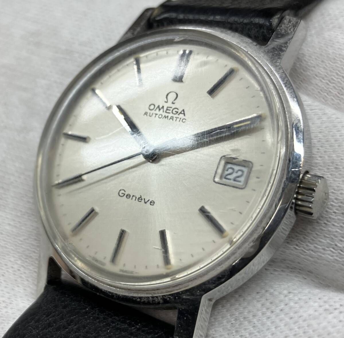 ジャンク】 OMEGA オメガ ジュネーブ 自動巻き メンズ 腕時計 166.0163 