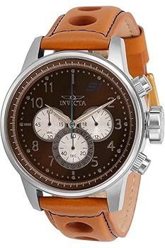 Invicta 30916 Men's S1 Rally Brown and Silver Tone Dial Watch