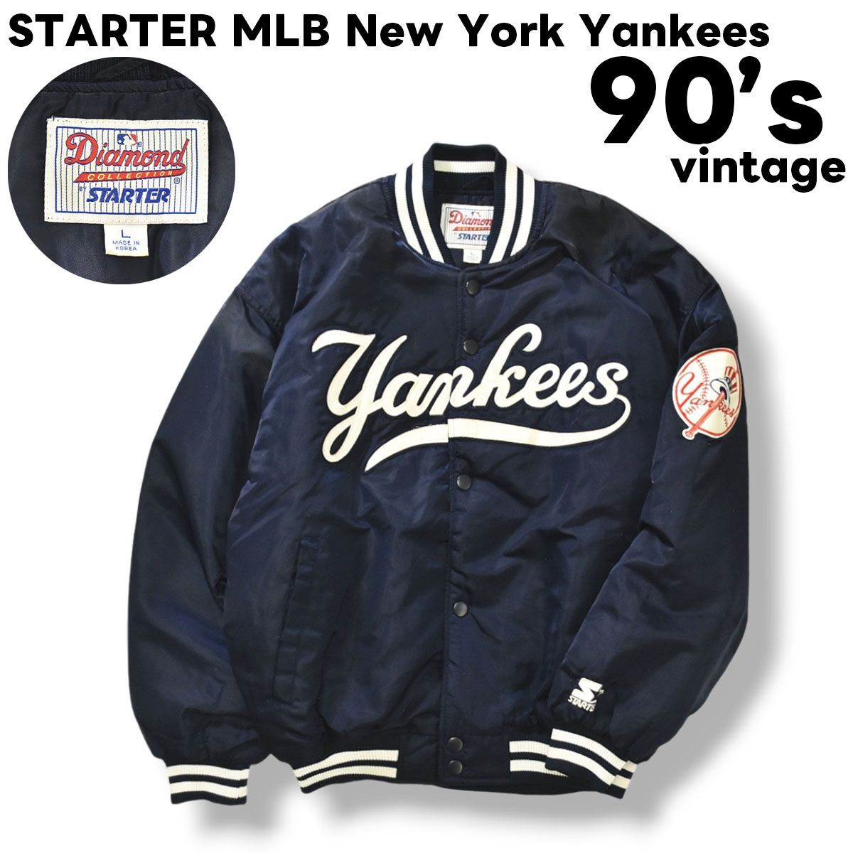 90s ヴィンテージ MLB ニューヨークヤンキース 漢字 廃盤 デッド