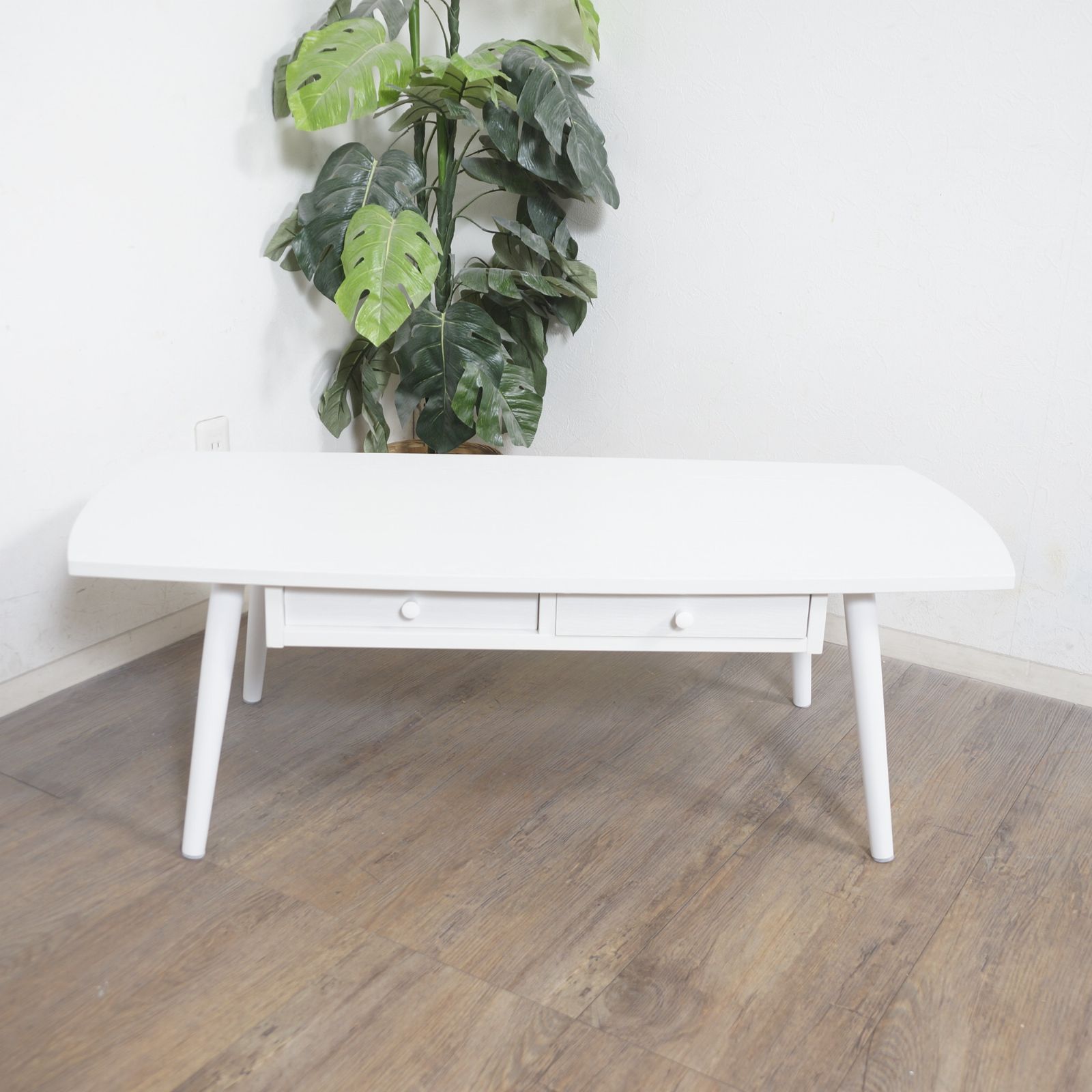 白 ローテーブル