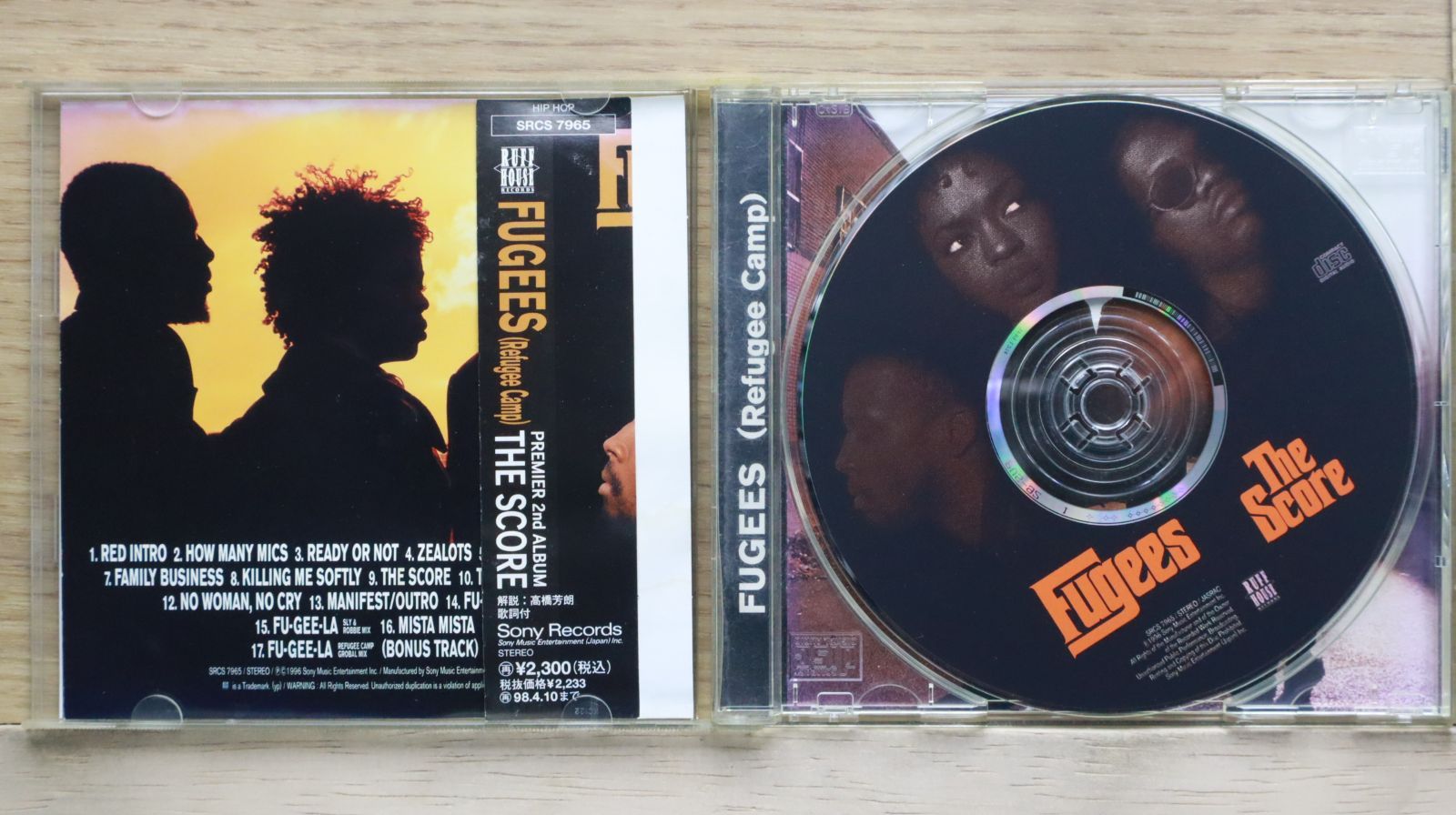 国内盤CD☆フージーズ/Fugees□ THE SCORE 【SRCS7965