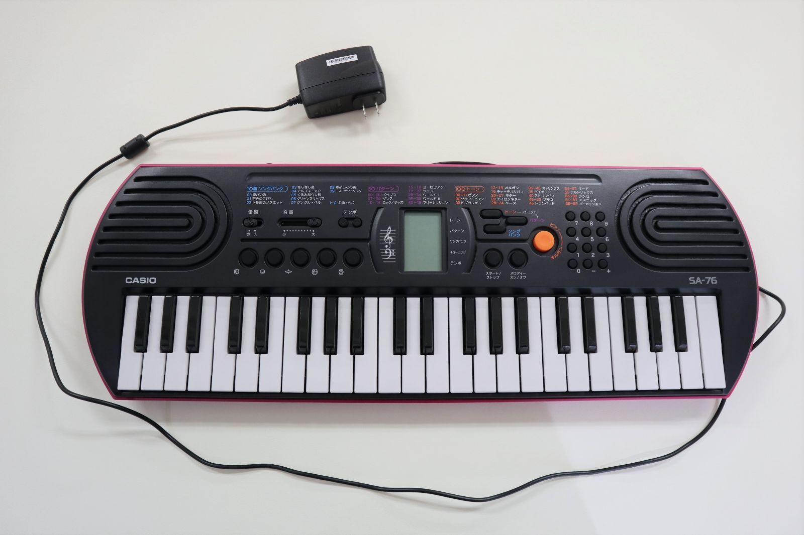 CASIO（カシオ）MINI KEYBOARD/ミニキーボード/SA-76/ピンク