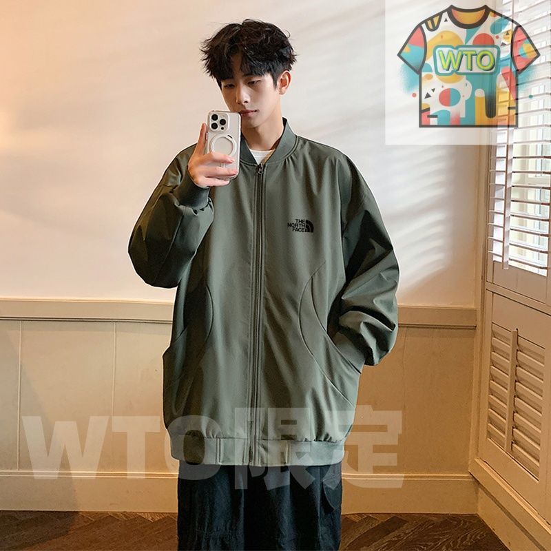 THE NORTH FACE 風 ベースボールジャケット | ♥品 -WT0輸入