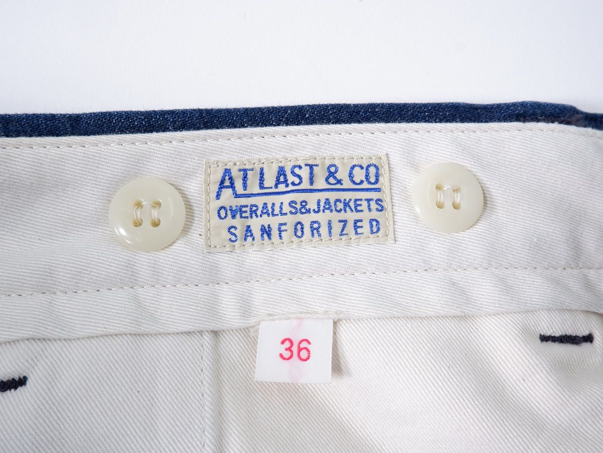 At Last＆Coアットラスト DENIM WORK TROUSERSデニムワーク