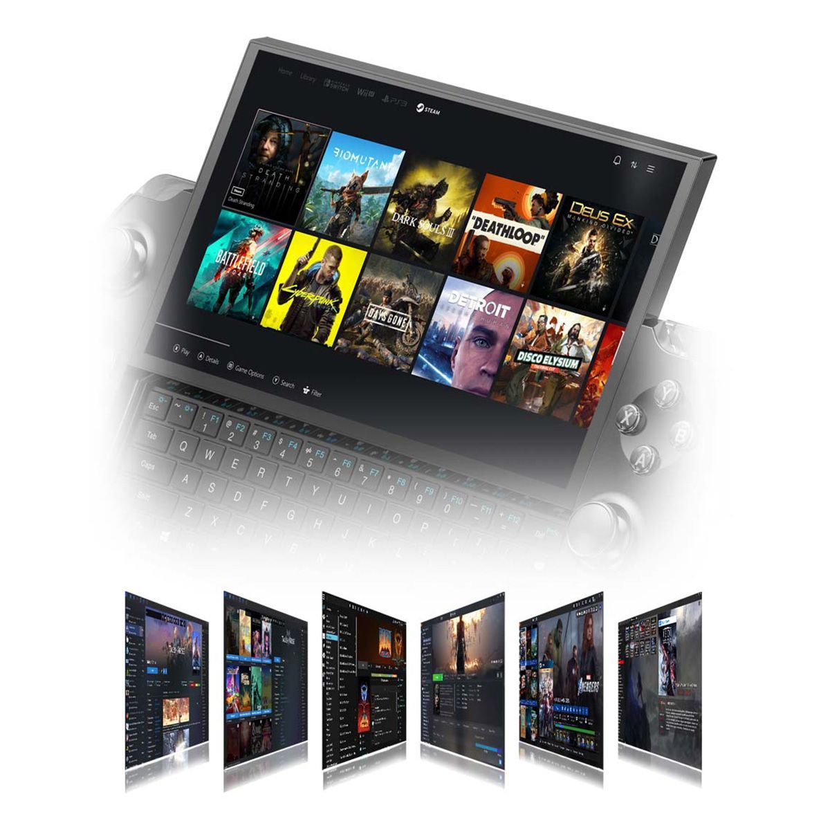 品 GPD WIN 4 2025 8840U 32GB 1TB-BL メーカー保証付き