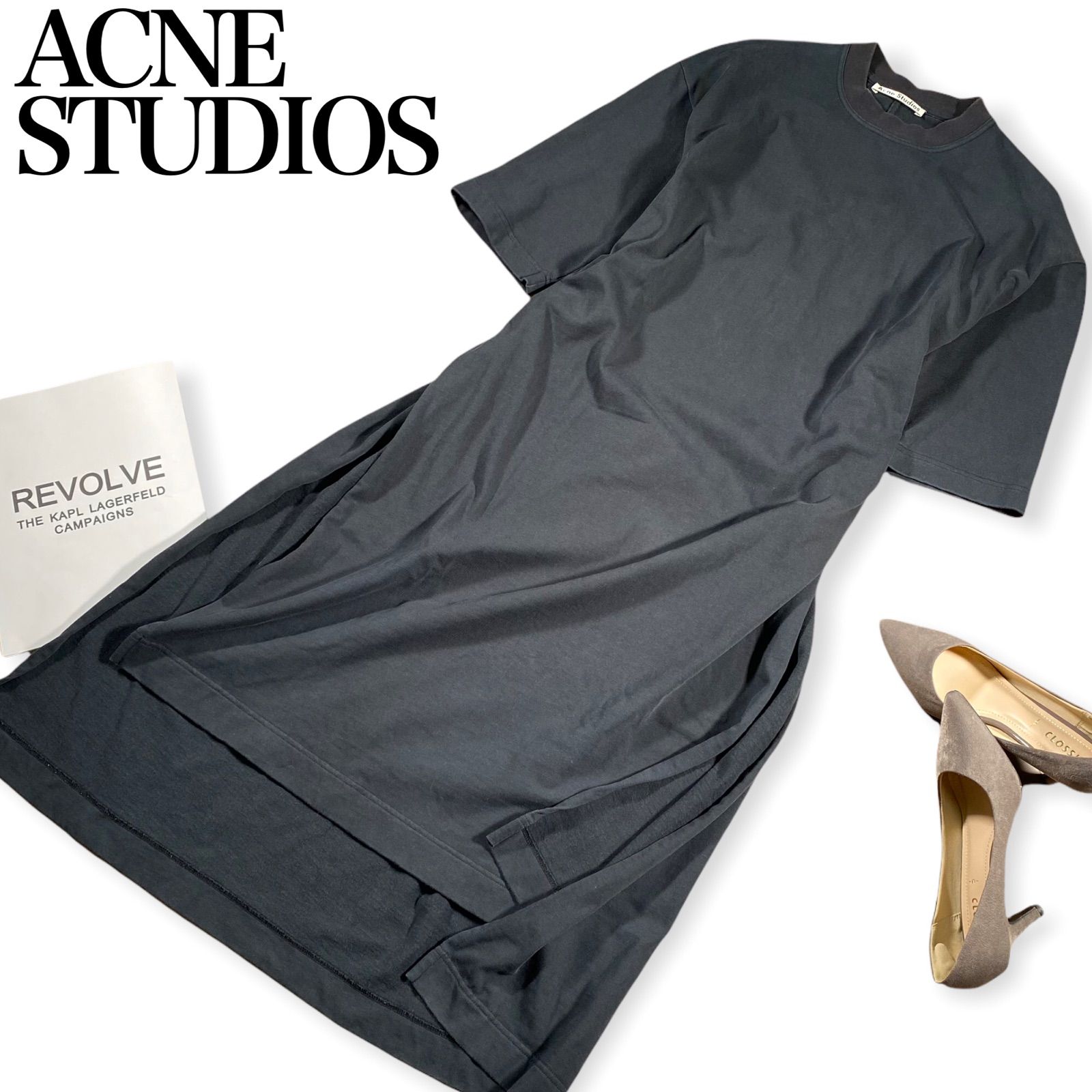 アクネストゥディオズ☆Acne Studios☆スリット Tシャツワンピース