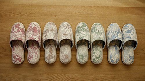 数量 外寸27ｃｍ 通年用 花柄フェルト底 8s31-3 来客用スリッパ 4足セット Chausse WWW_OPDRERGINERDOGAN_COM