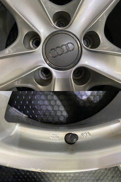 アウディ純正センターキャップ AGA 社外ホイール 17インチ 4本 7.5J5HPCD112 45 audi A4等 VHM773 FFCRYSTALESIA_COM