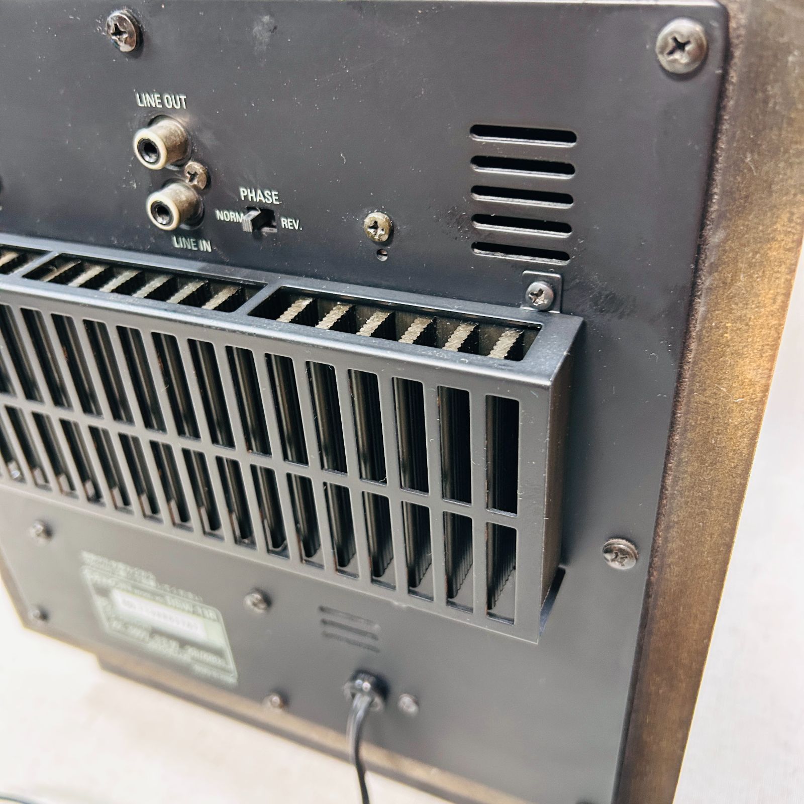 X847 DENON DSW-300SG アクティブ サブウーファー 全面鏡 黒 2025年