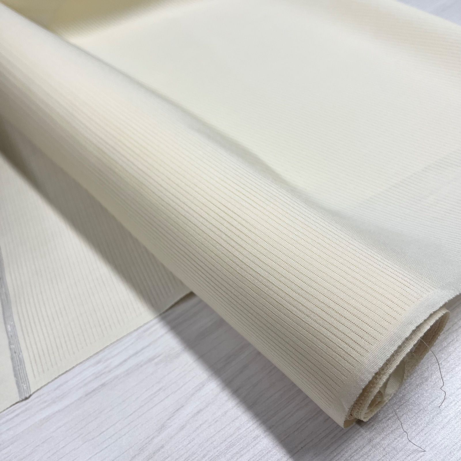 トレンド品が満載！ 反物 長襦袢 日本の絹 絹100％ 未仕立て クリーム