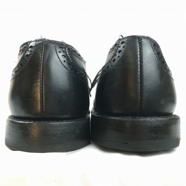 試着交換OK！アレンエドモンズ　AllenEdomonds ビンテージ/Vintage Sanford　キャップトゥ　 ビジネスシューズ〈黒/BLACK/ブラック〉size9.5E　27.0-27.5/メンズ/菅NO.WZG-75 #BUZZBERG