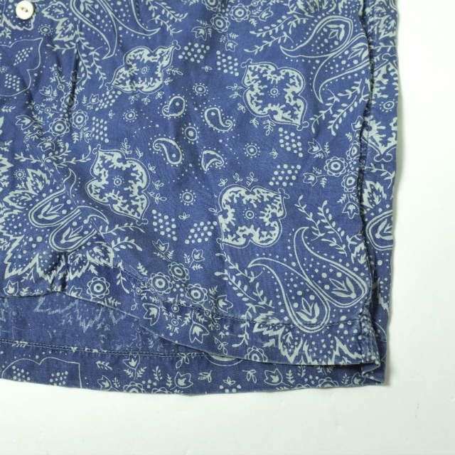 初期【RRL】ペイズリー柄　インディゴバンダナ RRL Craftsman Indigo Bandana ダブルアールエル インディゴ