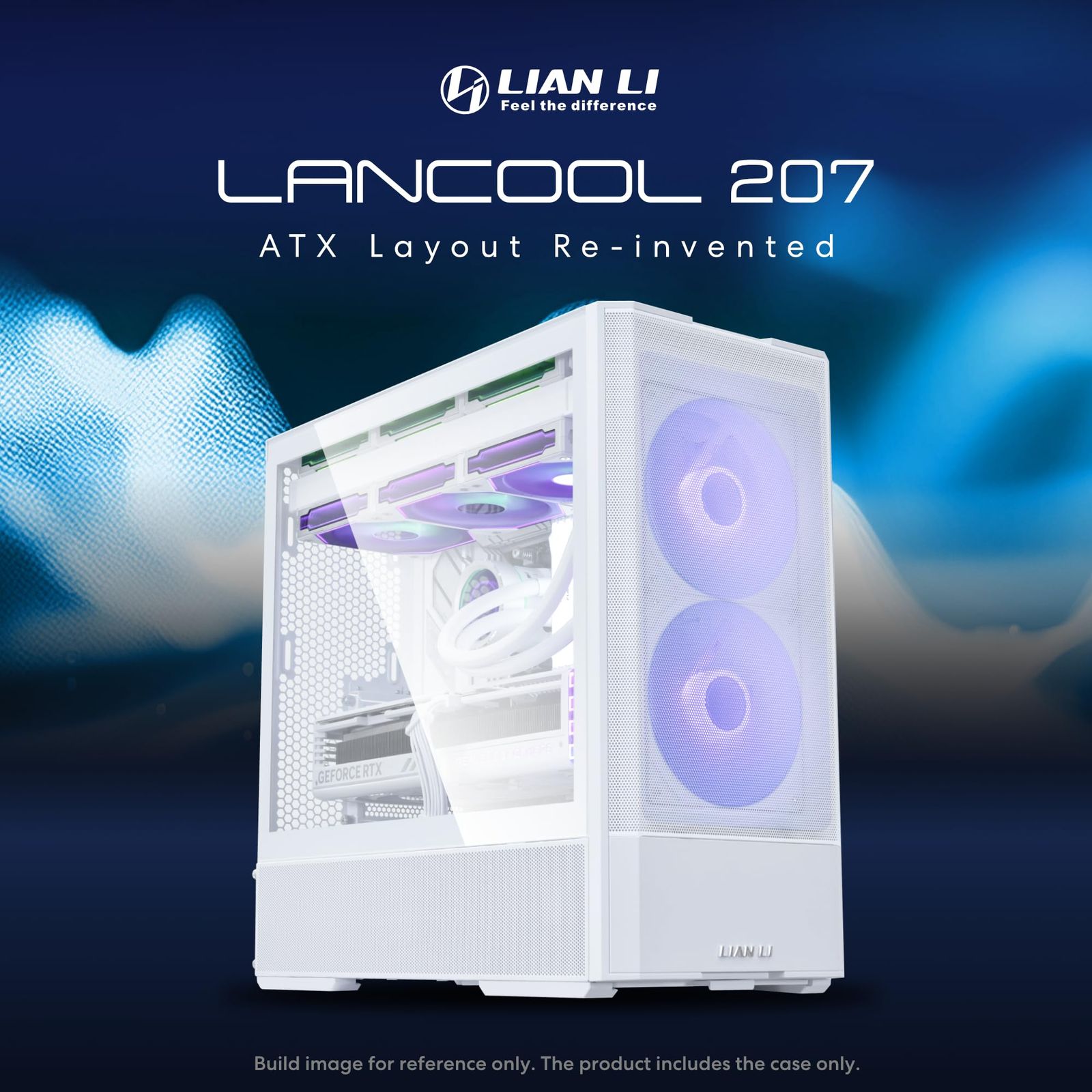 本日特価 LIANLI ATX対応ミドルタワーPCケース LANCOOL 207 WHITE ファン4基標準搭載 ATX 幅244mm以下 Micro ATX Mini-ITX規格対応 日本正規代理店品
