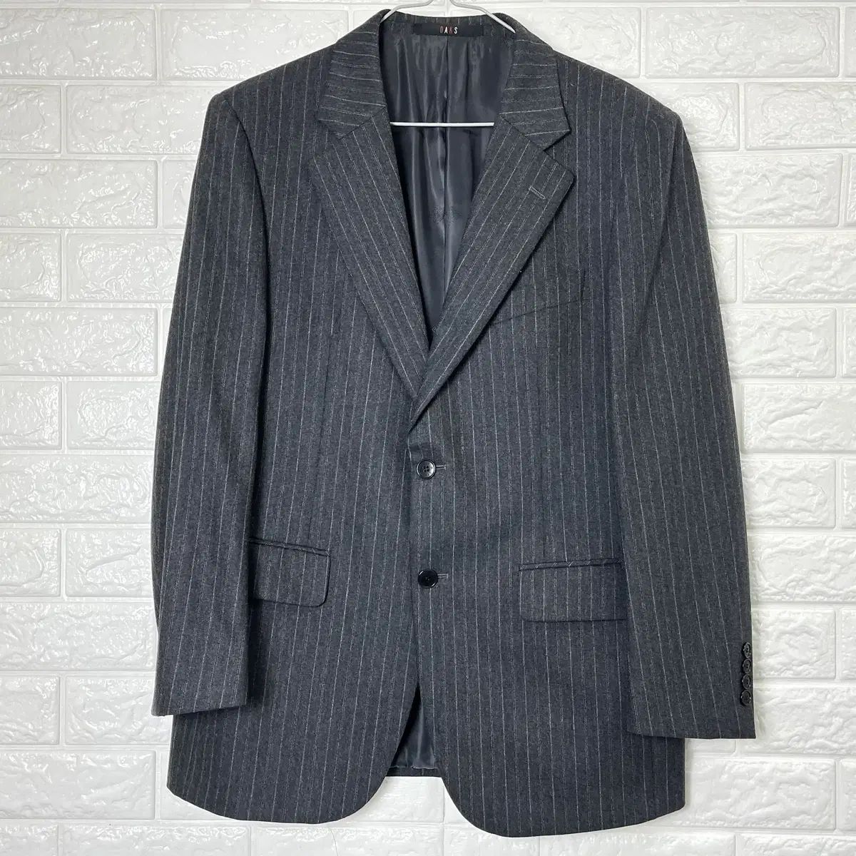DAKS ダックス テーラードジャケット シングル カシミヤ混 ウール 