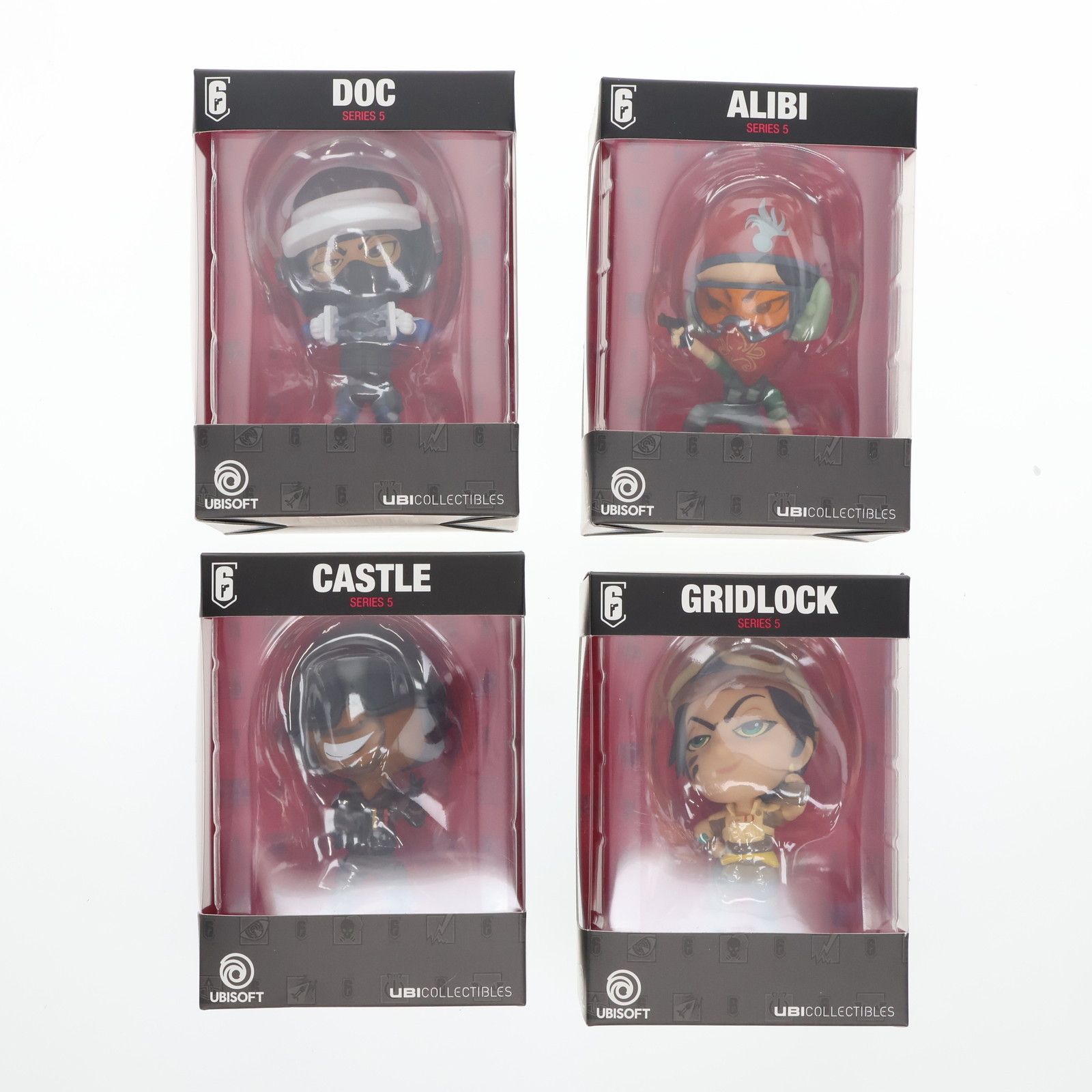シックスコレクション チビフィギュアシリーズ5 4体セット レインボーシックス シージ 完成品 Ubisoft(ユービーアイソフト) シックスコレクション チビフィギュアシリーズ5 4体セット