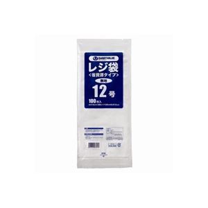 （まとめ）ジョインテックス レジ袋(省資源タイプ)No.12 100枚 B712